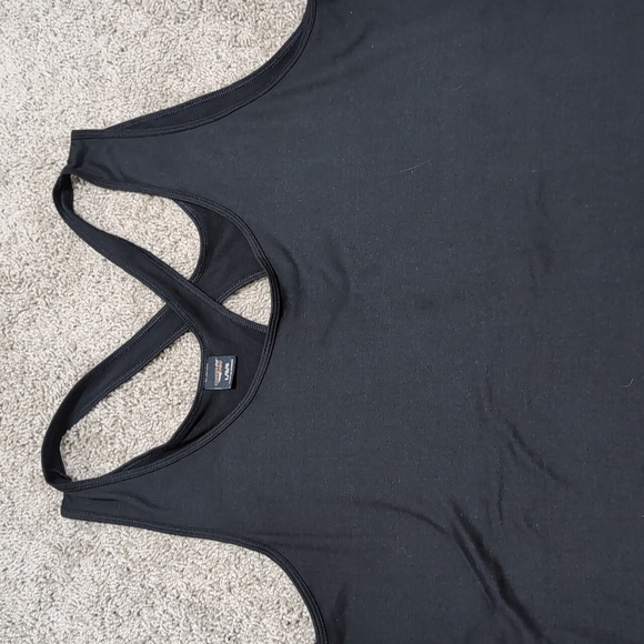 Copper Fit Pro Criss Cross Back Workout Tank Top Buttery Soft Black size Large - Picture 3 of 8